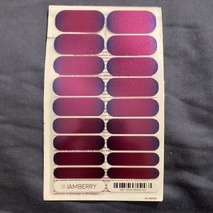 🧡 Jamberry Nail Wraps - Garnet Glimmer NEW FULL SHEET
